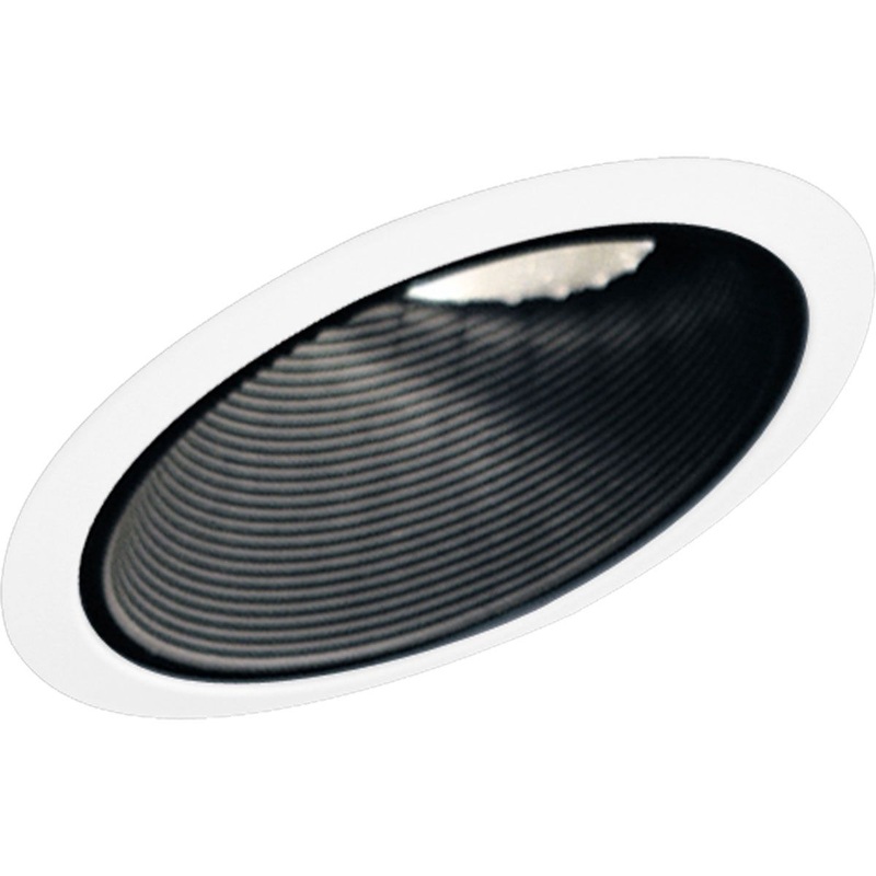 Progress P8004-31 6" Sloped Ceiling Baffle Trim for 6" Housing (P645) (Discontinued)