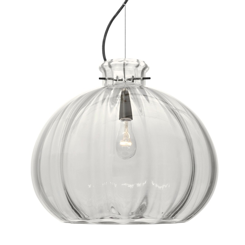 Besa 1KX-464588-BK Besa Pinta 12 Pendant One Light Pendant Black