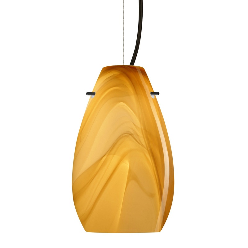 Besa 1KX-4126HN-LED-BK Besa Pera 9 Pendant LED Pendant Black