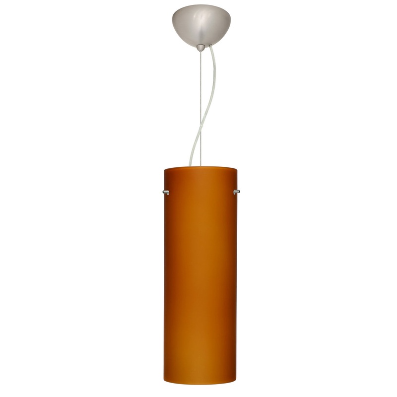 Besa 1KX-412880-LED-SN Tondo One Light Pendant Satin Nickel (Discontinued)