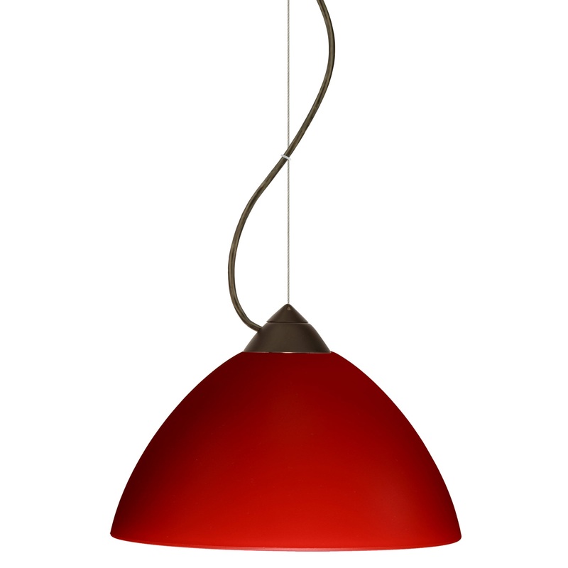 Besa 1KX-420131-BR Tessa One Light Pendant Bronze