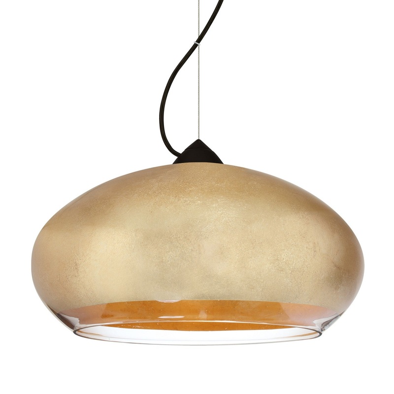 Besa 1KX-4345GF-LED-BK Besa Brio 14 Pendant LED Pendant Black