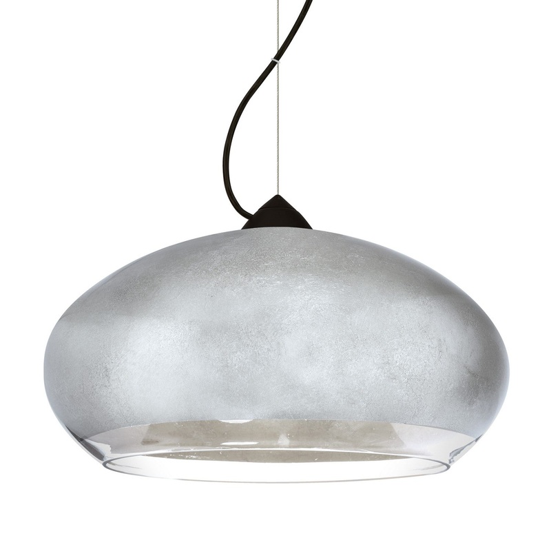 Besa 1KX-4345SF-LED-BK Besa Brio 14 Pendant LED Pendant Black