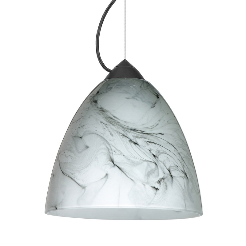 Besa 1KX-4470MG-LED-BK Besa Vila Pendant LED Pendant Black