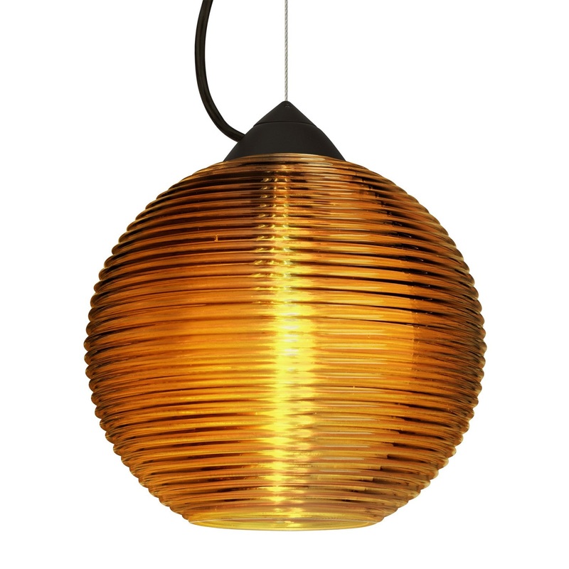 Besa 1KX-461682-LED-BK Besa Kristall 8 Pendant LED Pendant Black