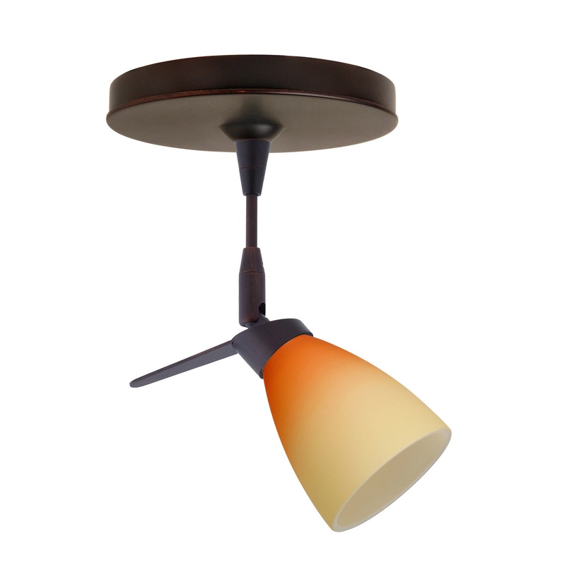Besa 1SP-5044OP-BR Andi One Light Spotlight Bronze (Discontinued)