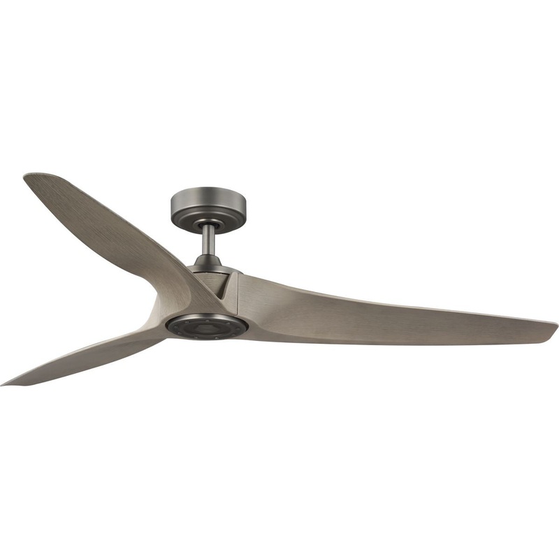 Progress P250069-081 Manvel Collection 60-Inch Three-Blade DC Motor Transitional Ceiling Fan Antique Wood
