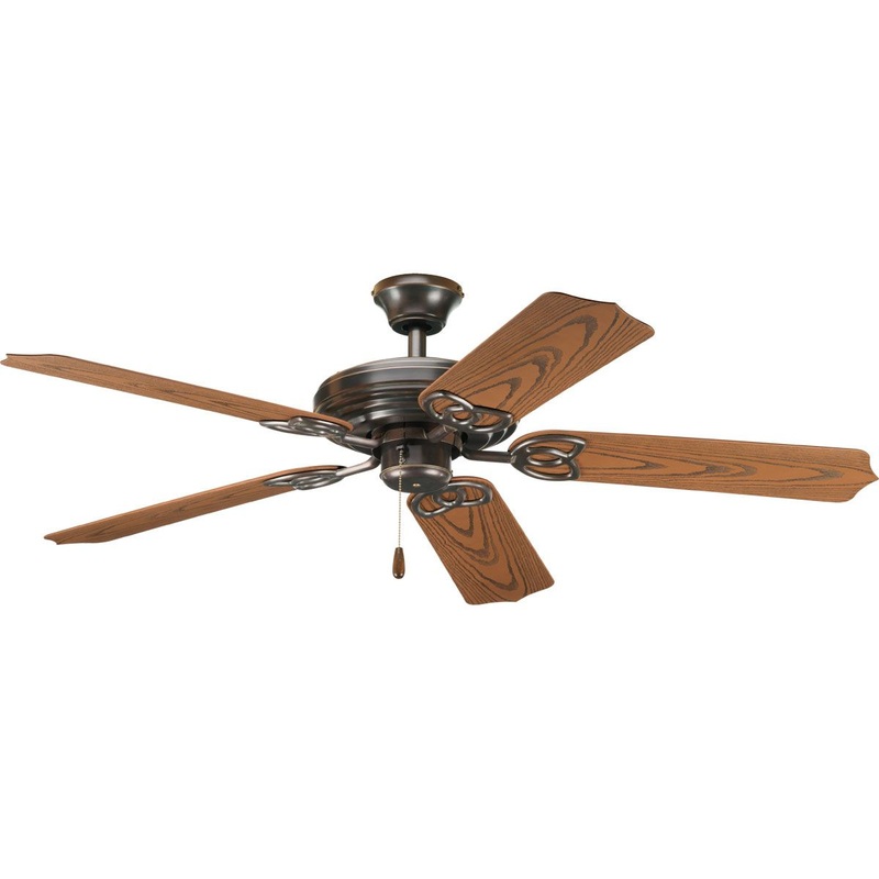 Progress P2502-20 AirPro Collection 52" Five-Blade Indoor/Outdoor Ceiling Fan