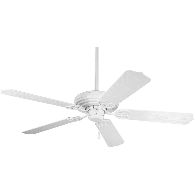 Progress P2502-30 AirPro Collection 52" Five-Blade Indoor/Outdoor Ceiling Fan