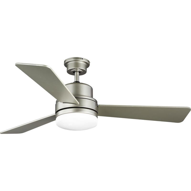 Progress P2553-152WB Trevina II Collection 52" Three-Blade Nickel Ceiling Fan