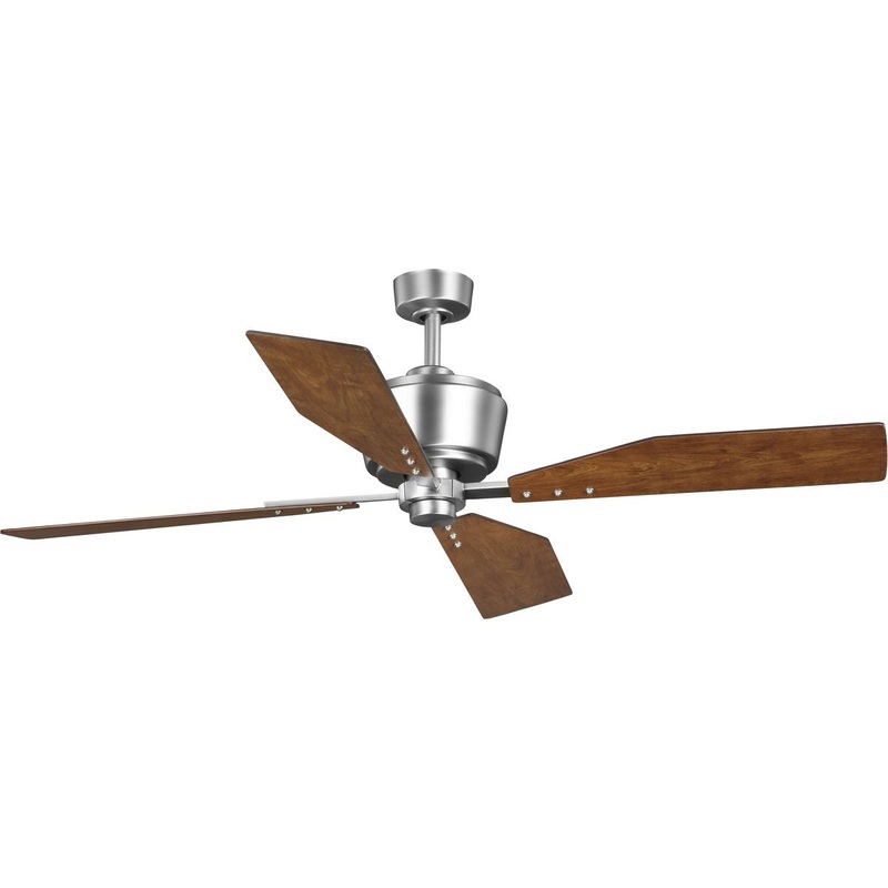 Progress P250022-081 Chapin Collection 56" Four-Blade Antique Nickel Ceiling Fan (Discontinued)