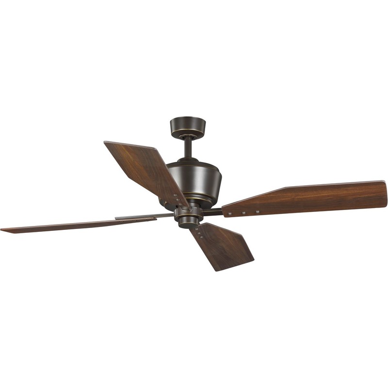 Progress P250022-108 Chapin Collection 56" Four-Blade Oil Rubbed Bronze Ceiling Fan (Discontinued)