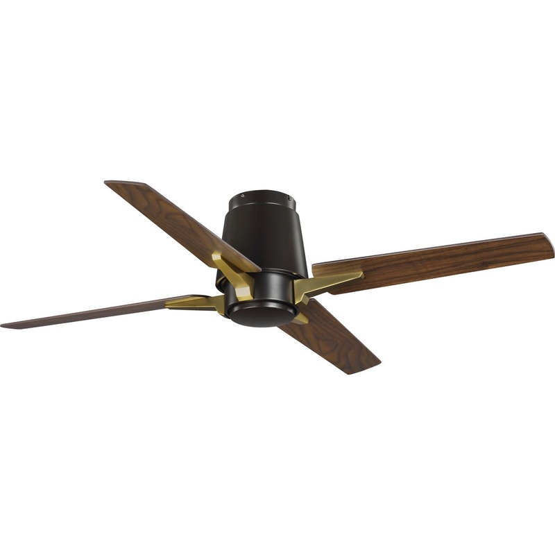 Progress P250028-129 Lindale Collection 52" Four-Blade Architectural Bronze Ceiling Fan