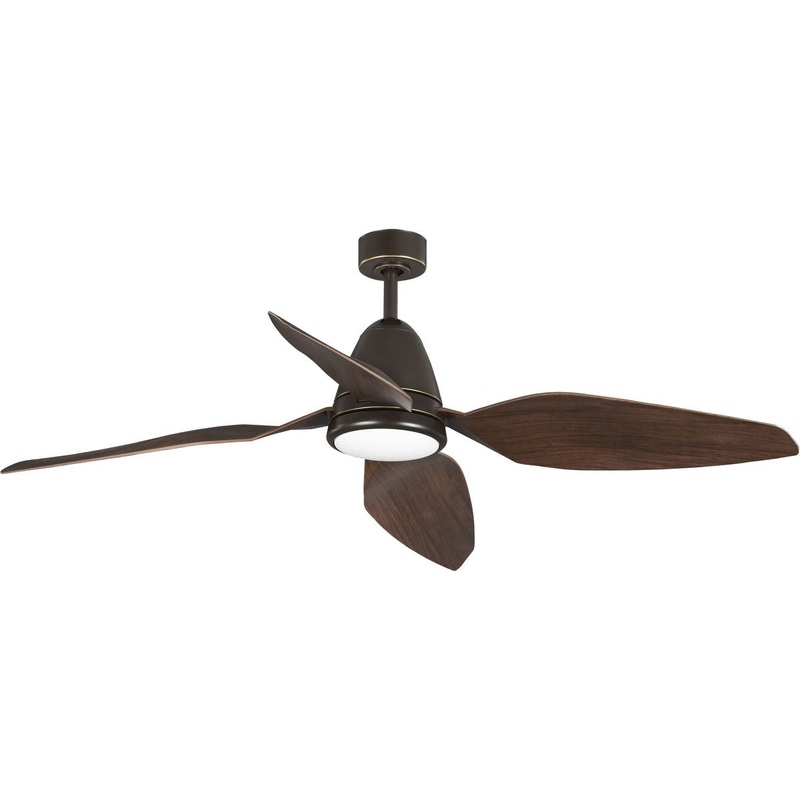 Progress P250032-108-30 Holland Collection 60" Four-Blade Oil Rubbed Bronze Ceiling Fan (Discontinued)