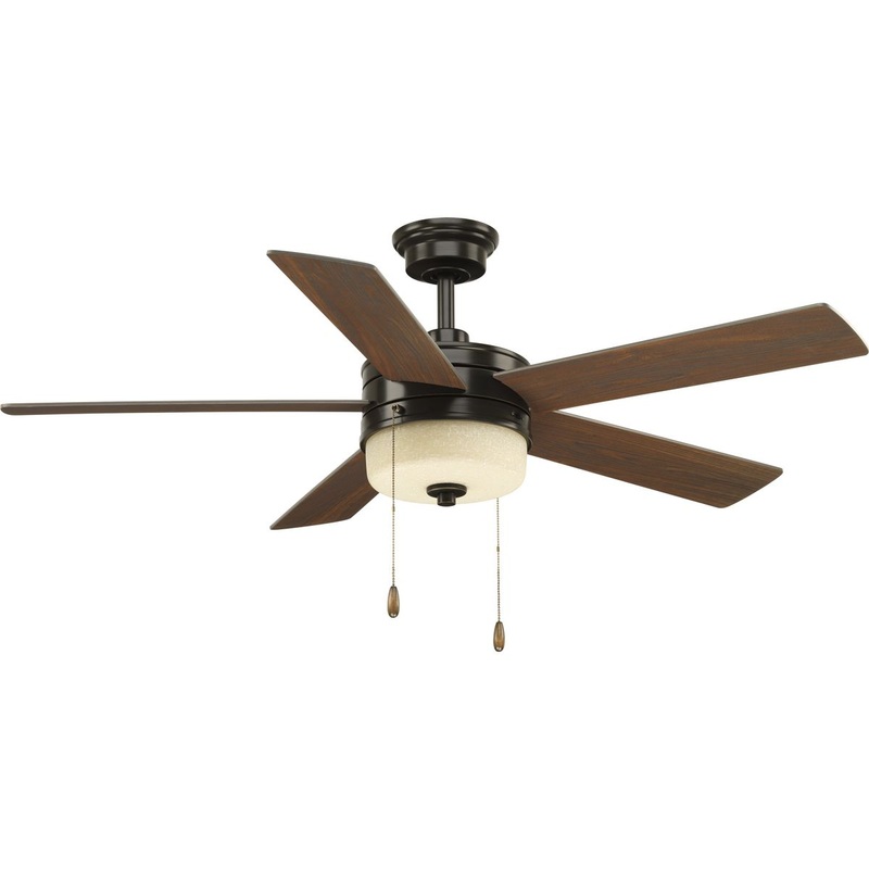 Progress P2558-2030K Verada Collection 52" Five-Blade Ceiling Fan with LED Light (Discontinued)