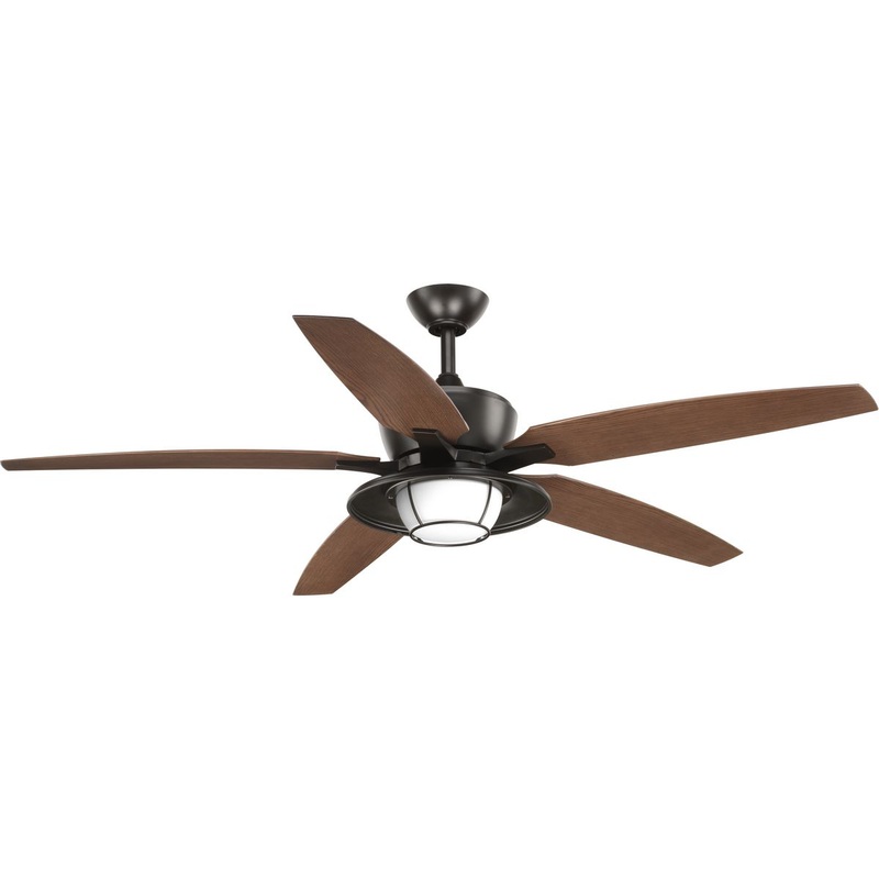 Progress P2564-2030K Montague Collection 60" Indoor/Outdoor Five-Blade Ceiling Fan