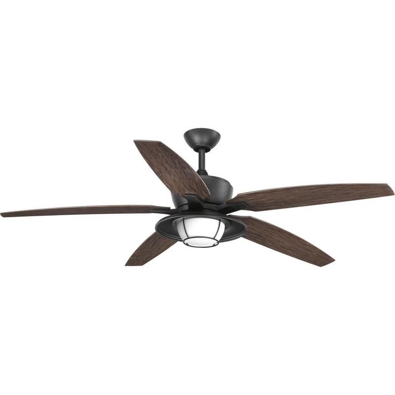Progress P2564-8030K Montague Collection 60" Indoor/Outdoor Five-Blade Ceiling Fan
