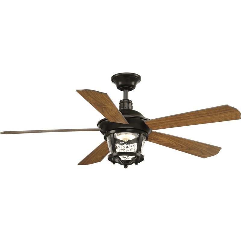 Progress P2576-2030K Smyrna Collection Indoor/Outdoor 52" Five Blade Ceiling Fan