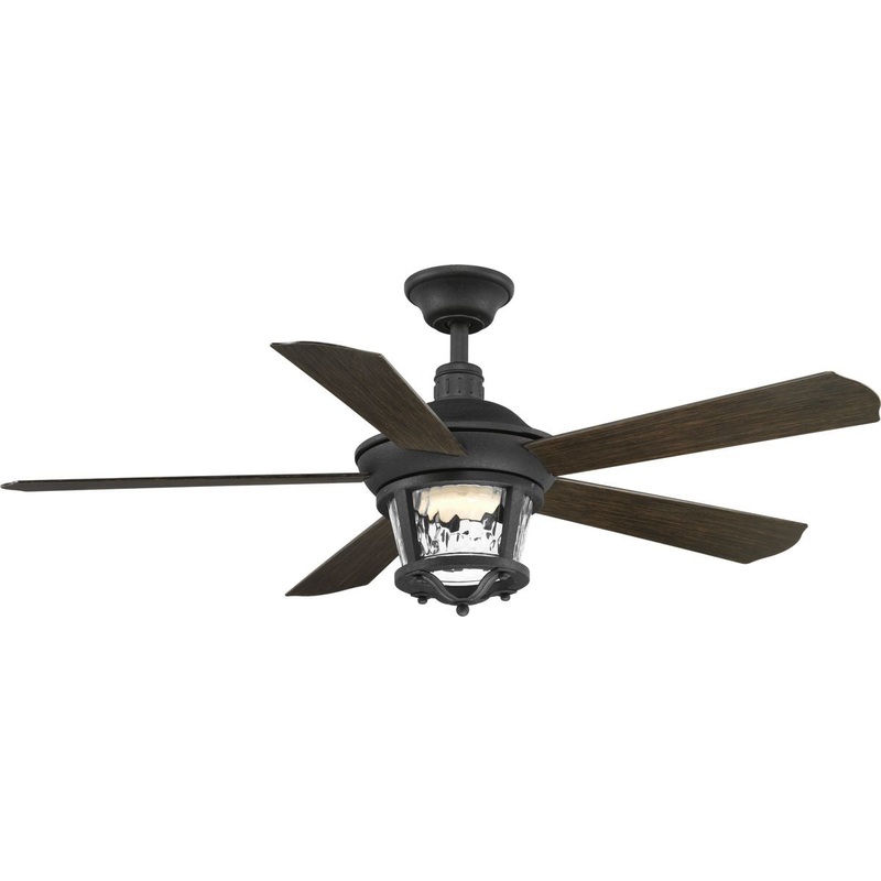 Progress P2576-8030K Smyrna Collection Indoor/Outdoor 52" Five Blade Ceiling Fan