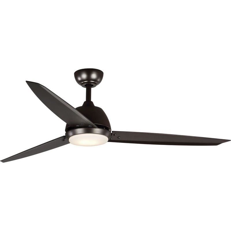 Progress P2592-12930K Oriole Collection 60" Three-Blade Ceiling Fan with LED Light