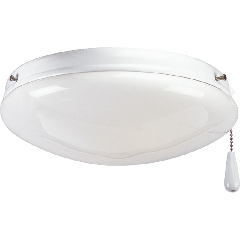 Progress P2611-30WB AirPro Collection Two-Light Ceiling Fan Light
