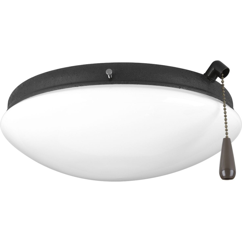Progress P2611-80WB AirPro Collection Two-Light Ceiling Fan Light