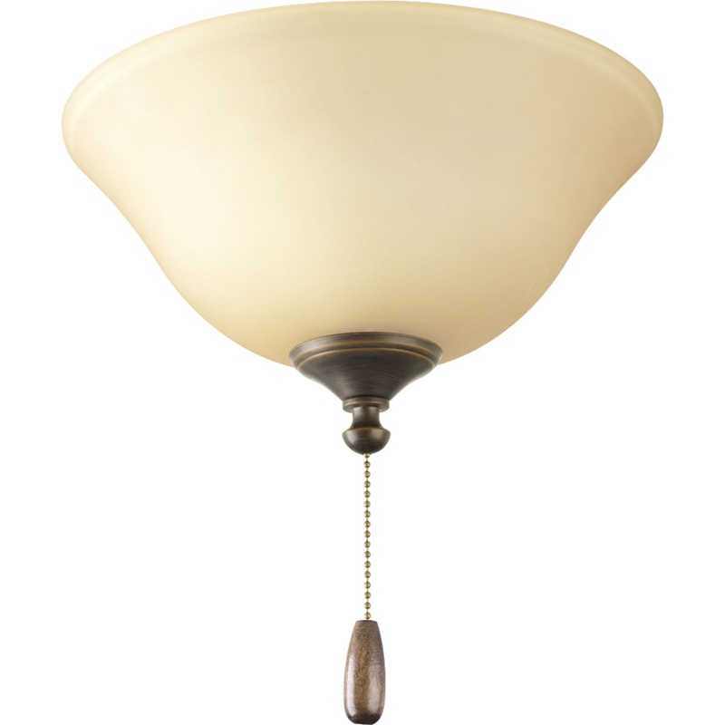 Progress P2612-20TWB AirPro Collection Two-Light Ceiling Fan Light (Discontinued)