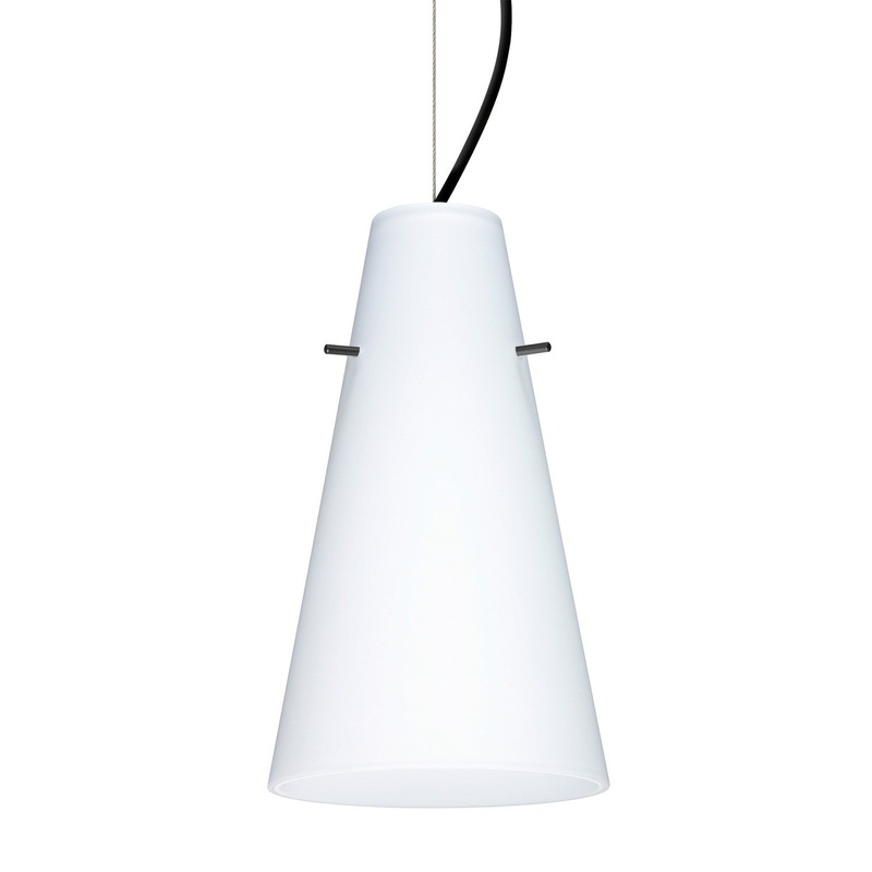 Besa 1KX-412407-LED-BK Besa Cierro Cable Pendant LED Pendant Black
