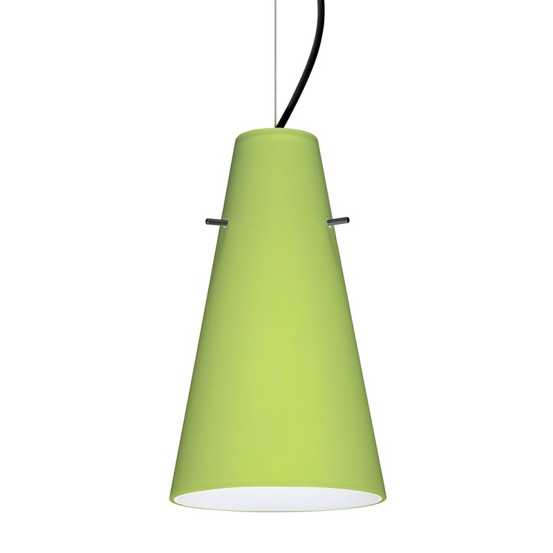 Besa 1KX-412435-BK Besa Cierro Cable Pendant One Light Pendant Black
