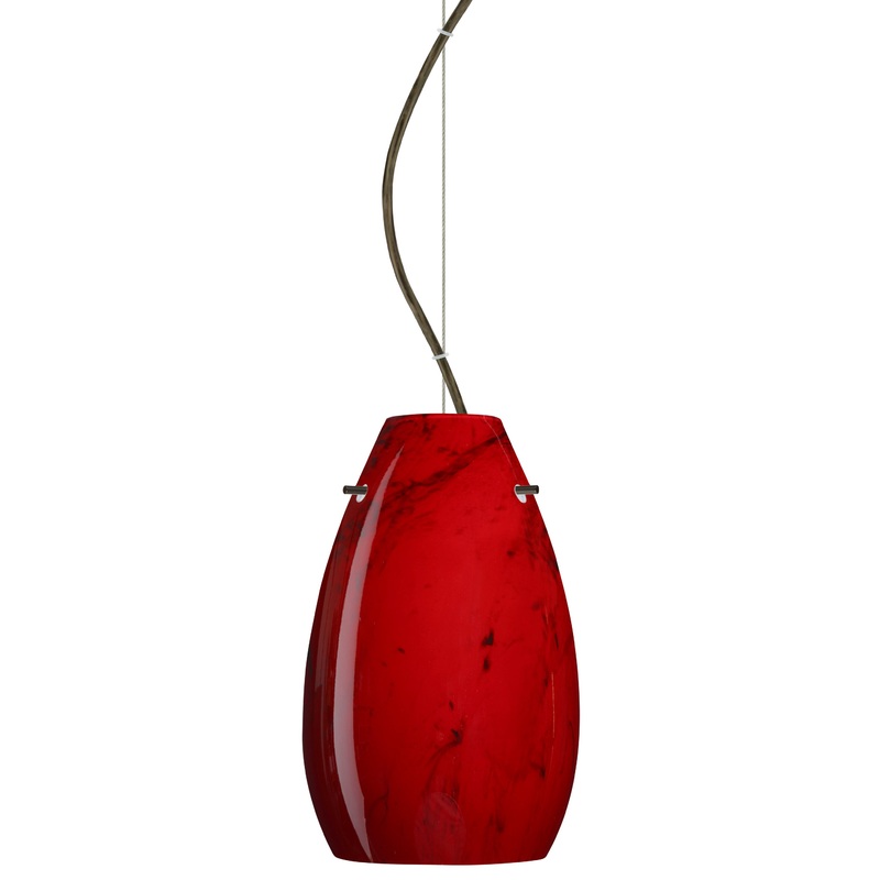 Besa 1KX-4126MA-BR Pera One Light Pendant Bronze