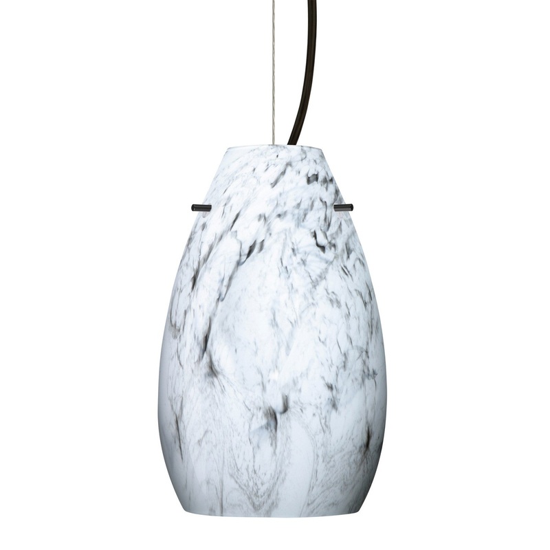 Besa 1KX-4126MG-LED-BK Besa Pera 9 Pendant LED Pendant Black