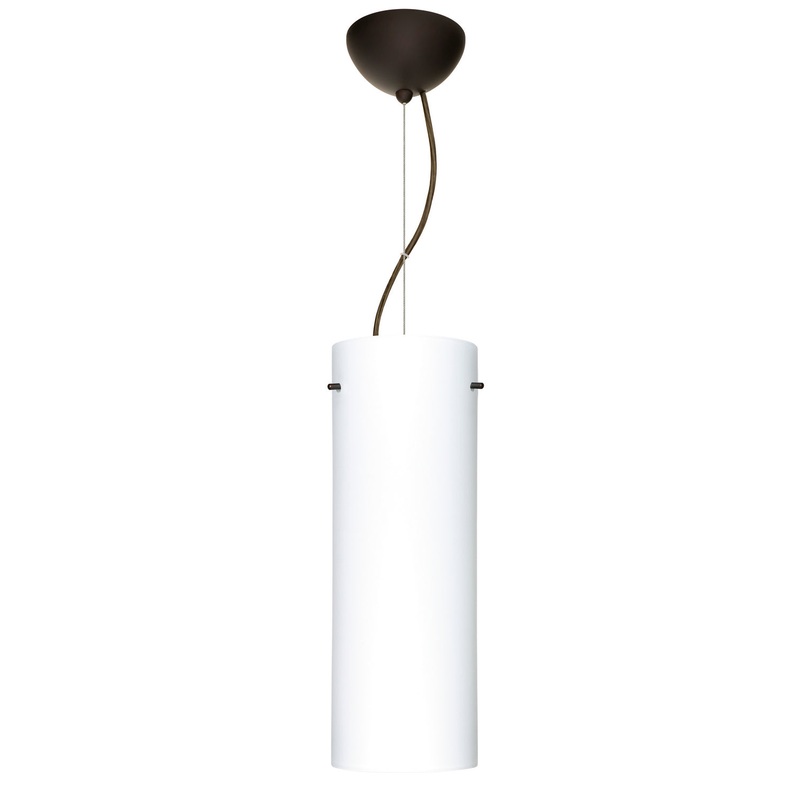 Besa 1KX-412807-LED-BR Tondo One Light Pendant Bronze