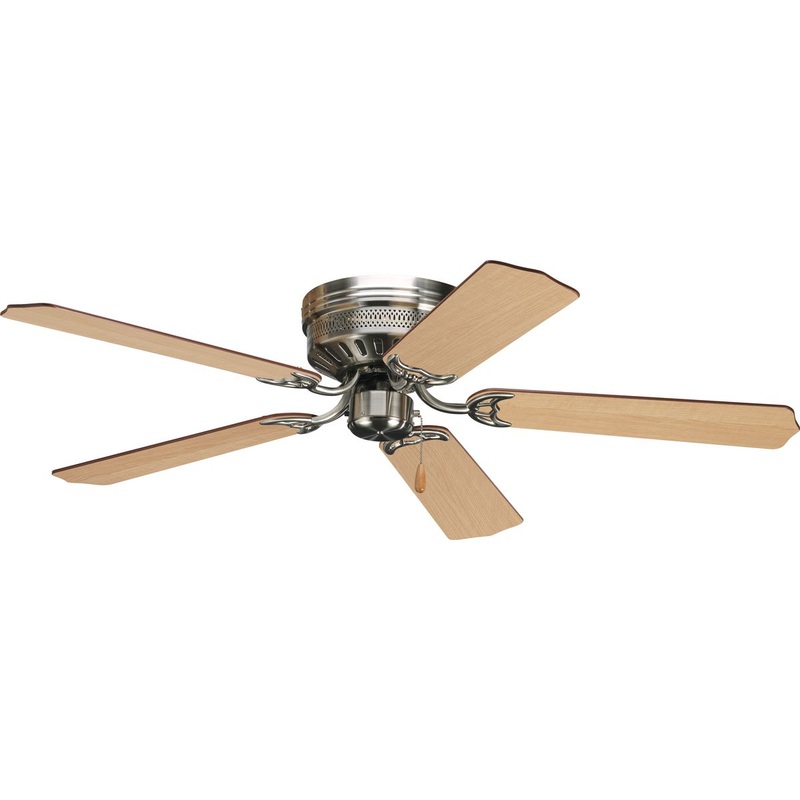 Progress P2525-09 AirPro Collection 52" Five-Blade Hugger Ceiling Fan