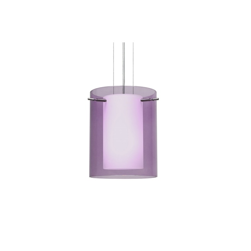 Besa 1KG-A00607-LED-SN Pahu One Light Pendant Satin Nickel