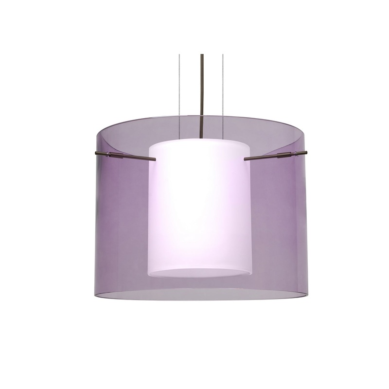 Besa 1KG-A00707-LED-BR Pahu One Light Pendant Bronze