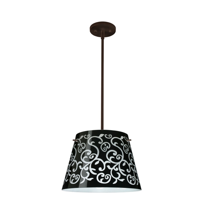 Besa 1KT-4340BD-BR Amelia Three Light Pendant Bronze (Discontinued)