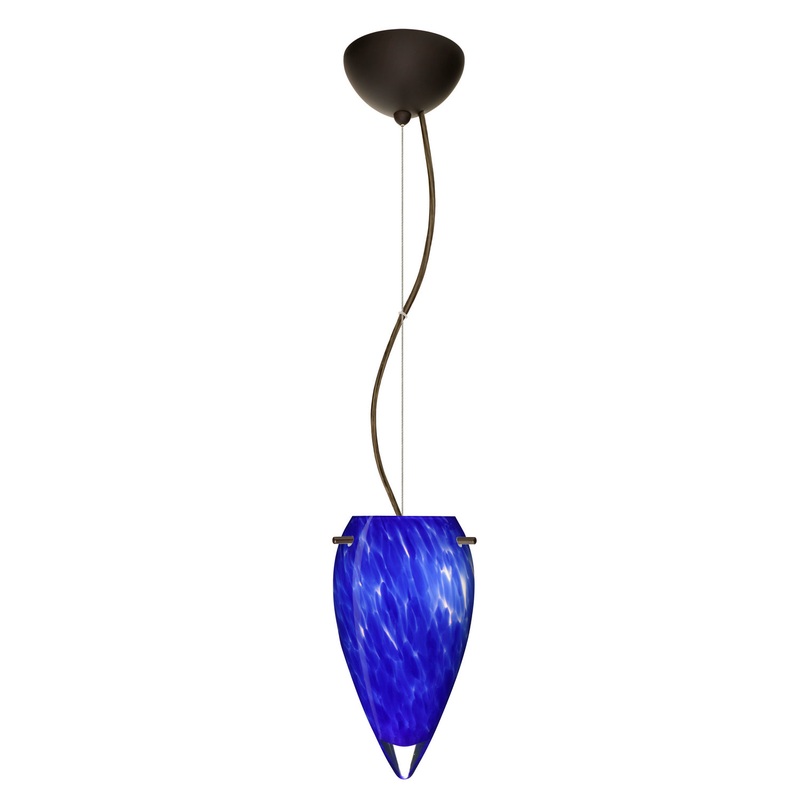 Besa 1KX-412586-LED-BR Juli One Light Pendant Bronze (Discontinued)
