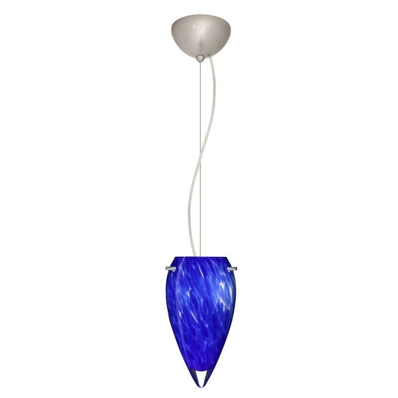 Besa 1KX-412586-LED-SN Juli One Light Pendant Nickel (Discontinued)