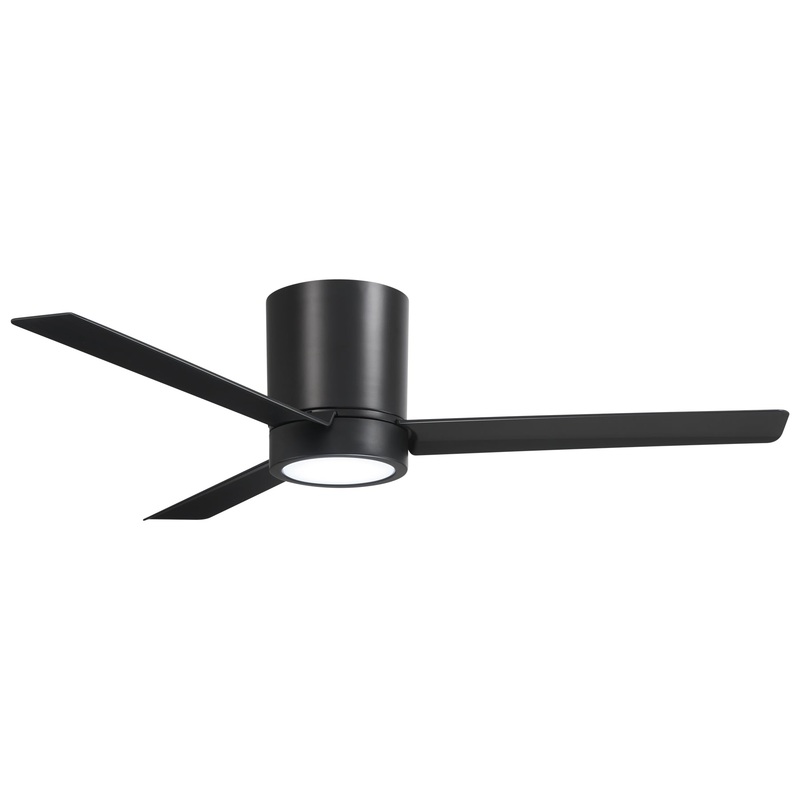 Minka-Aire F644L-CL Roto Flush 52" Ceiling Fan, Coal