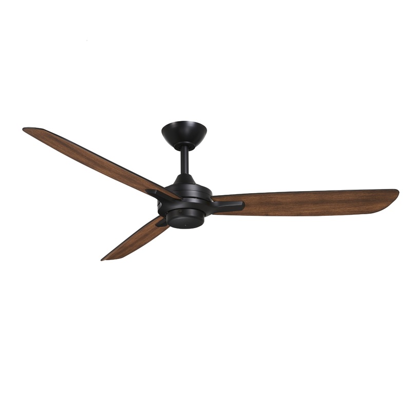 Minka-Aire F727-CL/DK Rudolph - 52 Inch Ceiling Fan with 3 Blades, Coal / Distressed Koa Finish