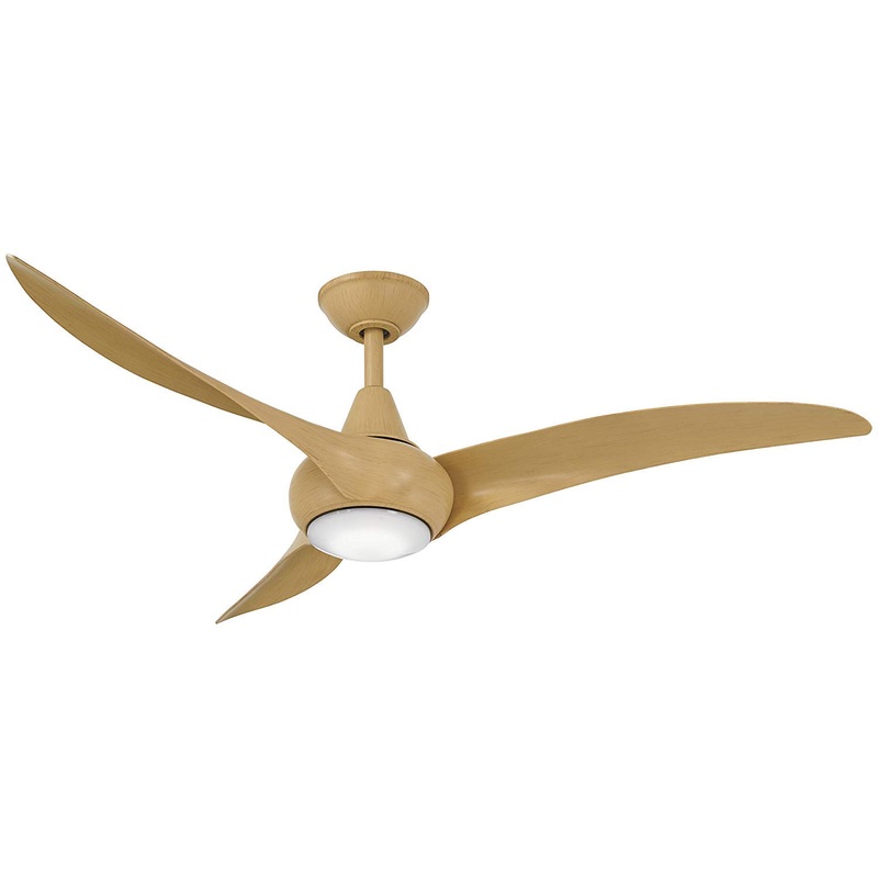 Minka-Aire F844-MP Light Wave - 3-Blade LED 52" Ceiling Fan, Maple