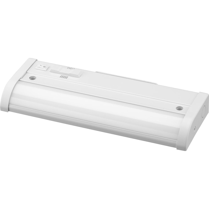 Progress P700024-028-CS Hide-A-Lite Collection 9" LED 5-CCT Linear Undercabinet Light