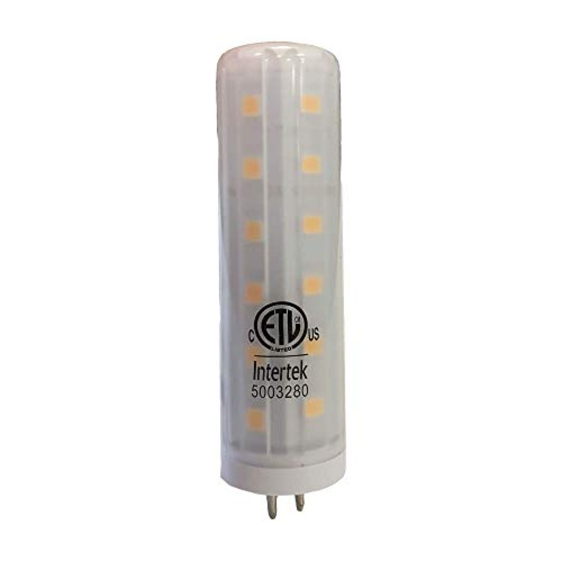 Tech Lighting LED Bi-Pin Replacement Module - Easy Install Alignment Side-Guides, 3000K, 430 Lumens, Dimmable, Damp Location Rated, GY 6.35 Socket Base (Tall)