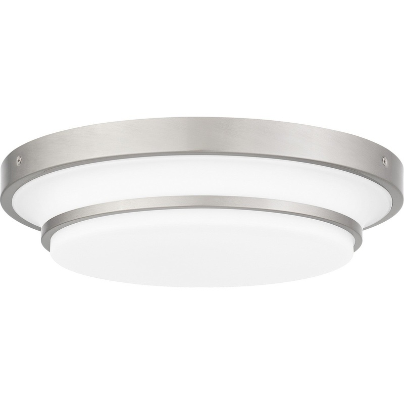 Quoizel CWL1615BN Cromwell LED Flush Mount, Brushed Nickel