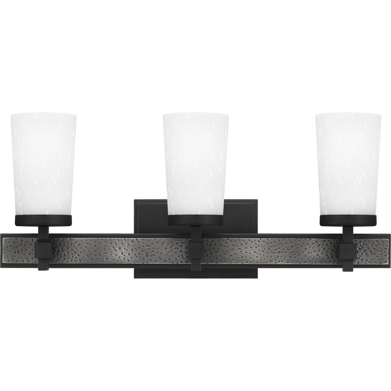 Quoizel DAL8622EK Dalton Three Light Bath, Earth Black