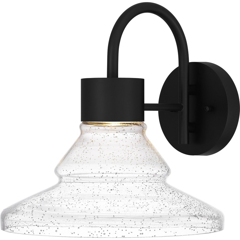 Quoizel FLX8412MBK Felix LED Outdoor Lantern, Matte Black