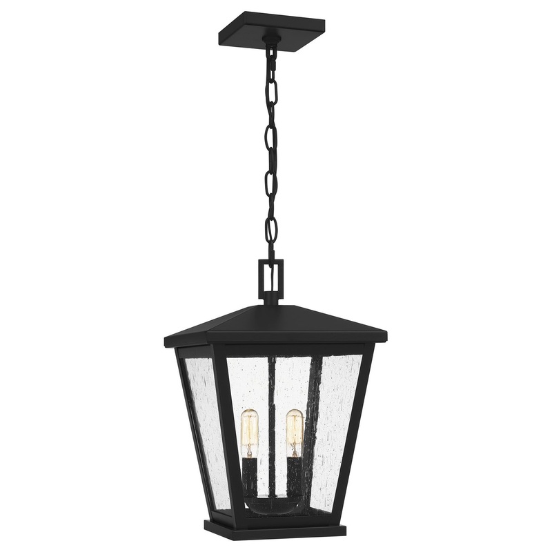 Quoizel JFY1511MBK Joffrey Two Light Pendant, Matte Black (Discontinued)