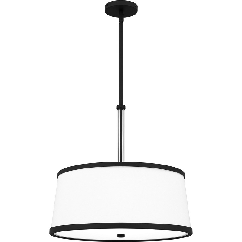 Quoizel KYL2820MBK Kylen Four Light Pendant, Matte Black