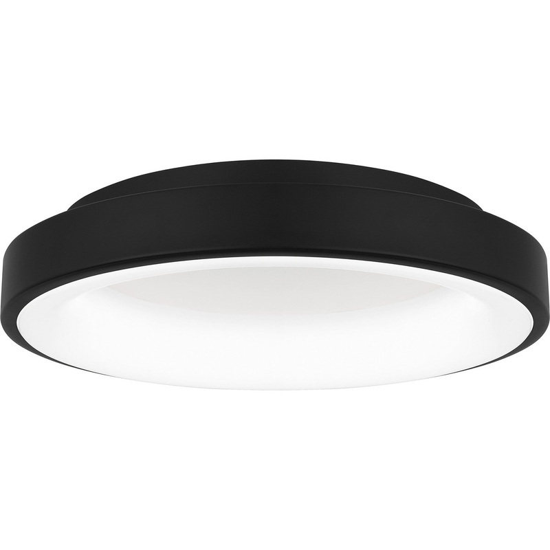 Quoizel PCSTA1613MBK Stanton LED Flush Mount, Matte Black