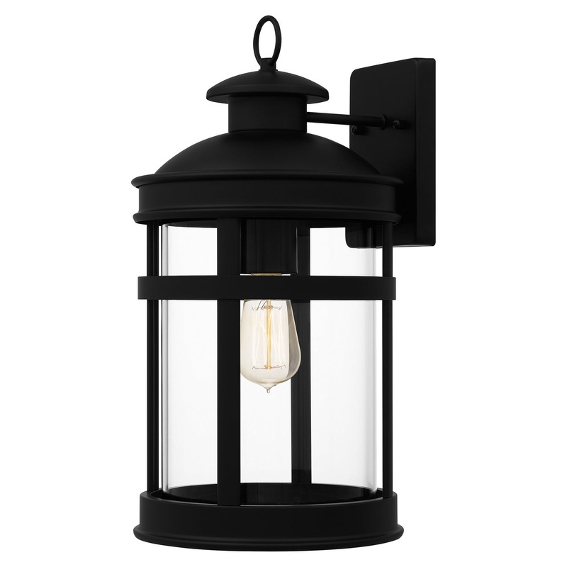 Quoizel SCO8409MBK Scout One Light Outdoor Wall Mount, Matte Black